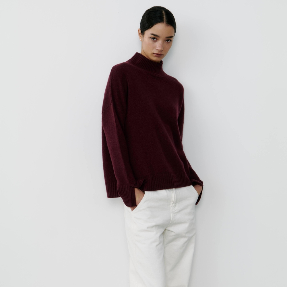 The Curated Mock Neck Sweater